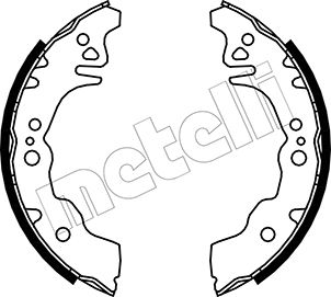 Комплект тормозных колодок - 53-0043 METELLI