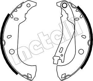 Комплект тормозных колодок - 53-0067 METELLI
