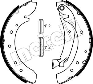 Bremsbackensatz - 53-0073 METELLI