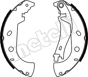 Brake Shoe Set - 53-0075 METELLI