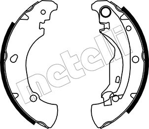 Bremsbackensatz - 53-0076 METELLI
