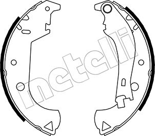 Kit ganasce freno - 53-0081Y METELLI