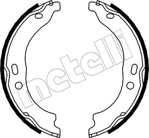 Brake Shoe Set, parking brake - 53-0094 METELLI