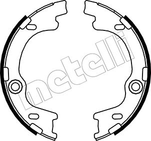 Комплект тормозных колодок, стояночная тормозная система - 53-0185 METELLI