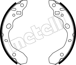 Bremsbackensatz - 53-0214 METELLI