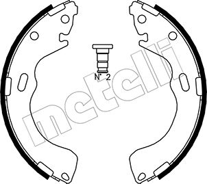 Brake Shoe Set - 53-0216 METELLI