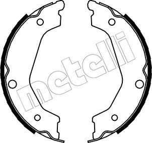Комплект тормозных колодок, стояночная тормозная система - 53-0227 METELLI