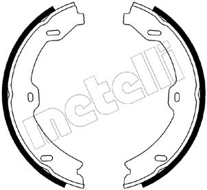 Brake Shoe Set, parking brake - 53-0247 METELLI