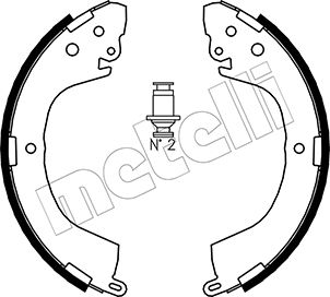 Kit ganasce freno - 53-0260 METELLI