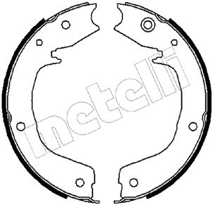 Комплект тормозных колодок, стояночная тормозная система - 53-0267 METELLI