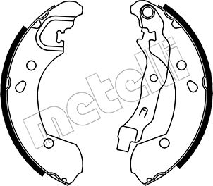 Brake Shoe Set - 53-0290 METELLI