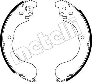 Kit ganasce freno - 53-0296 METELLI