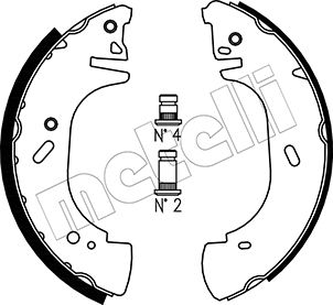 Brake Shoe Set - 53-0313 METELLI