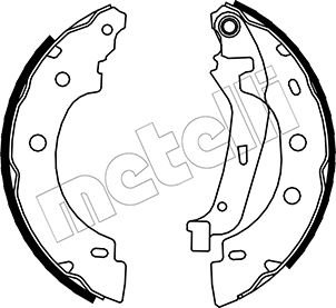 Brake Shoe Set - 53-0355 METELLI