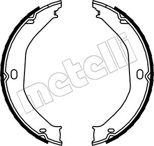 Brake Shoe Set, parking brake - 53-0360 METELLI