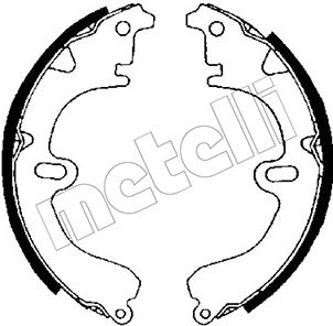 Brake Shoe Set - 53-0417 METELLI