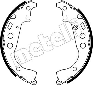 Brake Shoe Set - 53-0431 METELLI