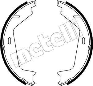 Комплект тормозных колодок, стояночная тормозная система - 53-0479 METELLI