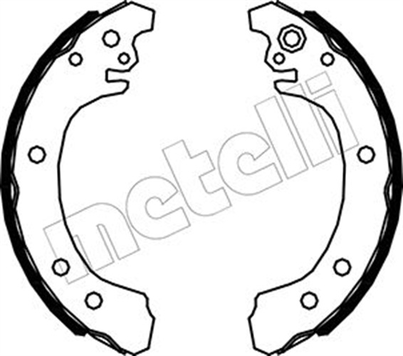 Bremsbackensatz - 53-0523 METELLI