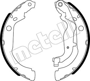 Brake Shoe Set - 53-0535 METELLI