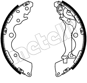 Brake Shoe Set - 53-0739 METELLI