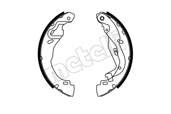 Brake Shoe Set - 53-0749 METELLI