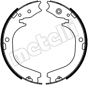 Kit ganasce, Freno stazionamento - 53-0754 METELLI