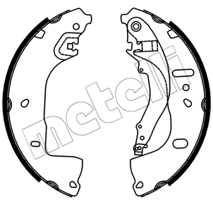 Kit ganasce freno - 53-0764 METELLI