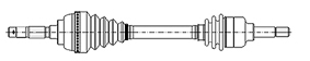 Drive Shaft - 17-0852 METELLI