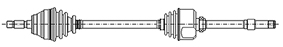 Drive Shaft - 17-1024 METELLI