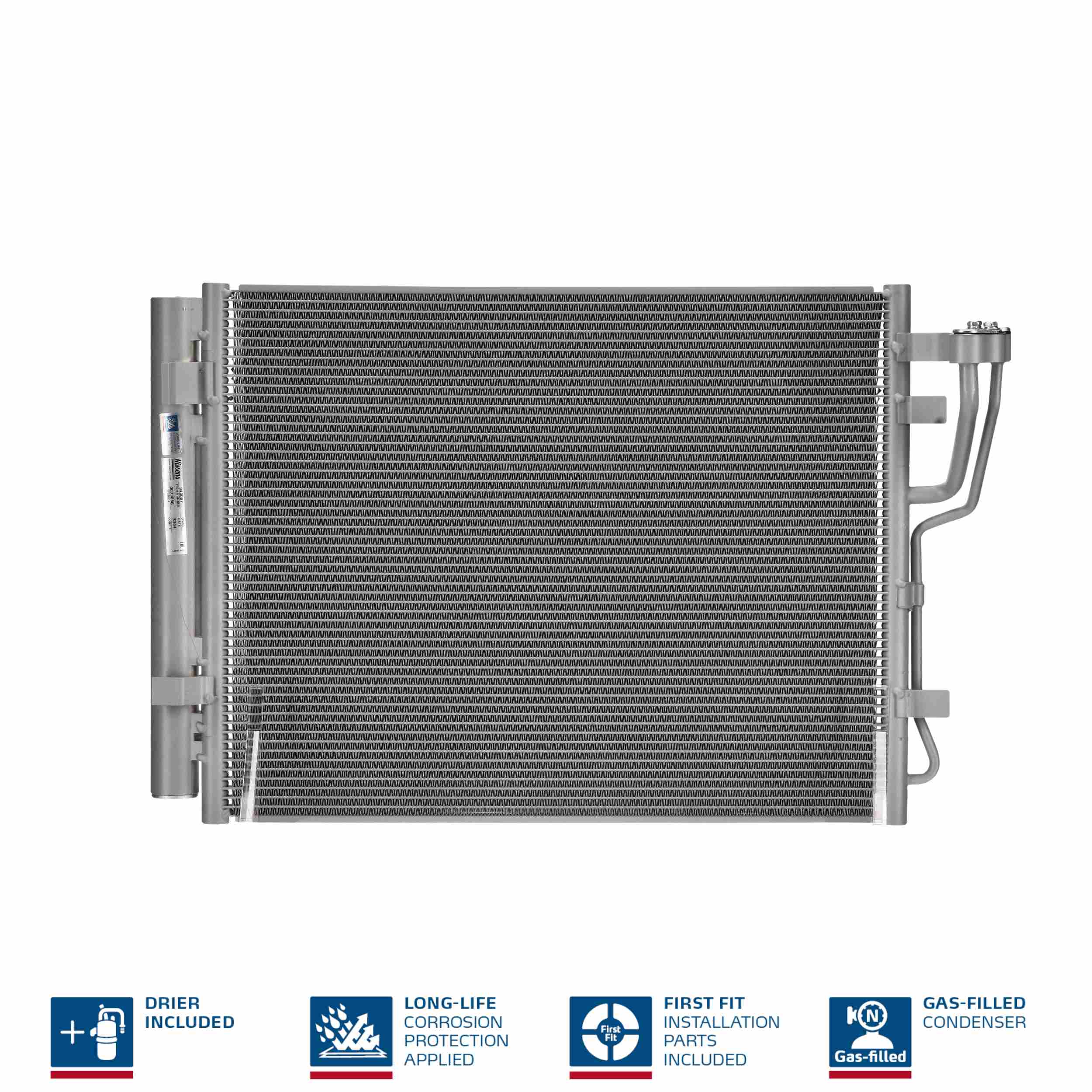 Condensatore, Climatizzatore - 940007 NISSENS