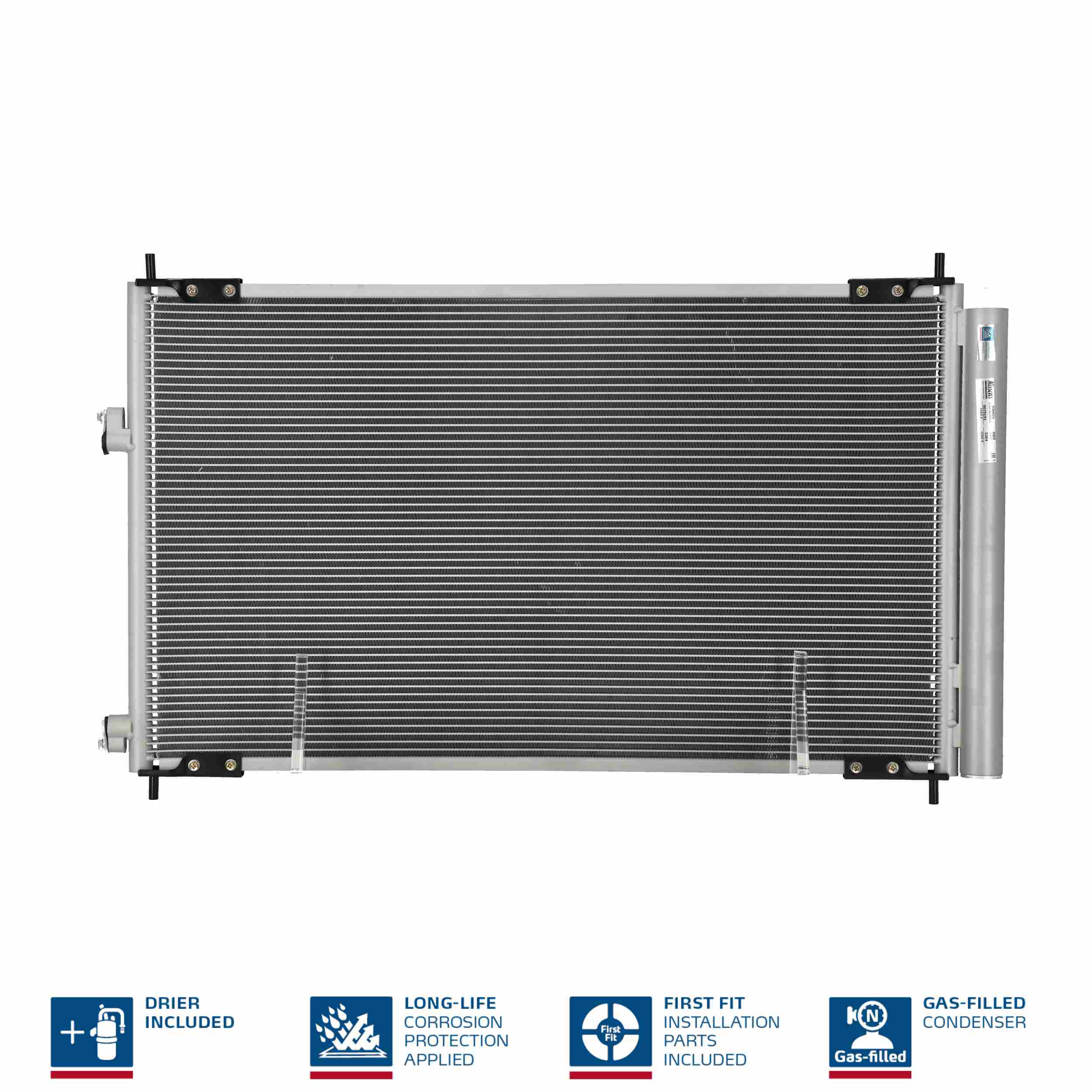 Condenser, air conditioning - 940021 NISSENS