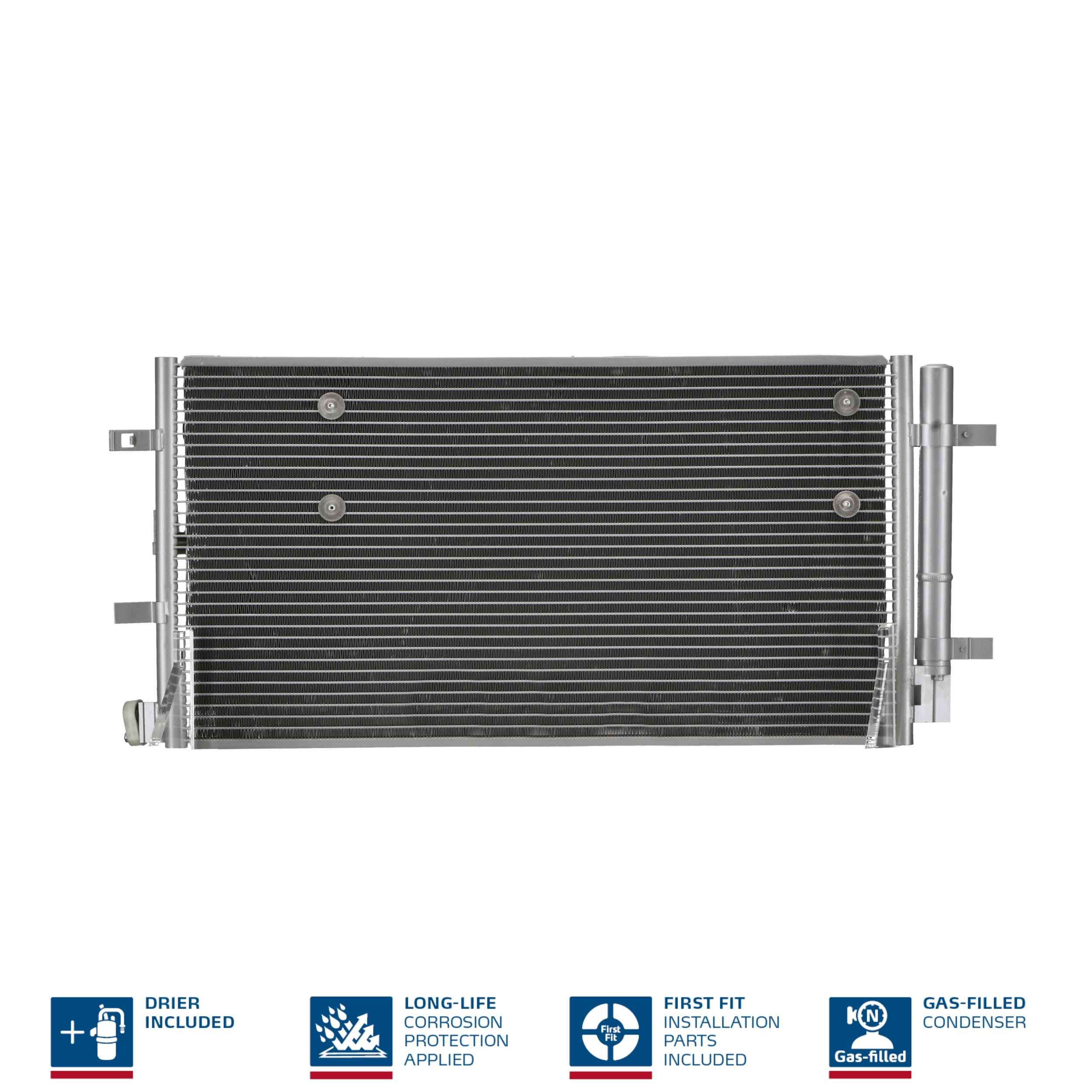 Condenser, air conditioning - 940042 NISSENS