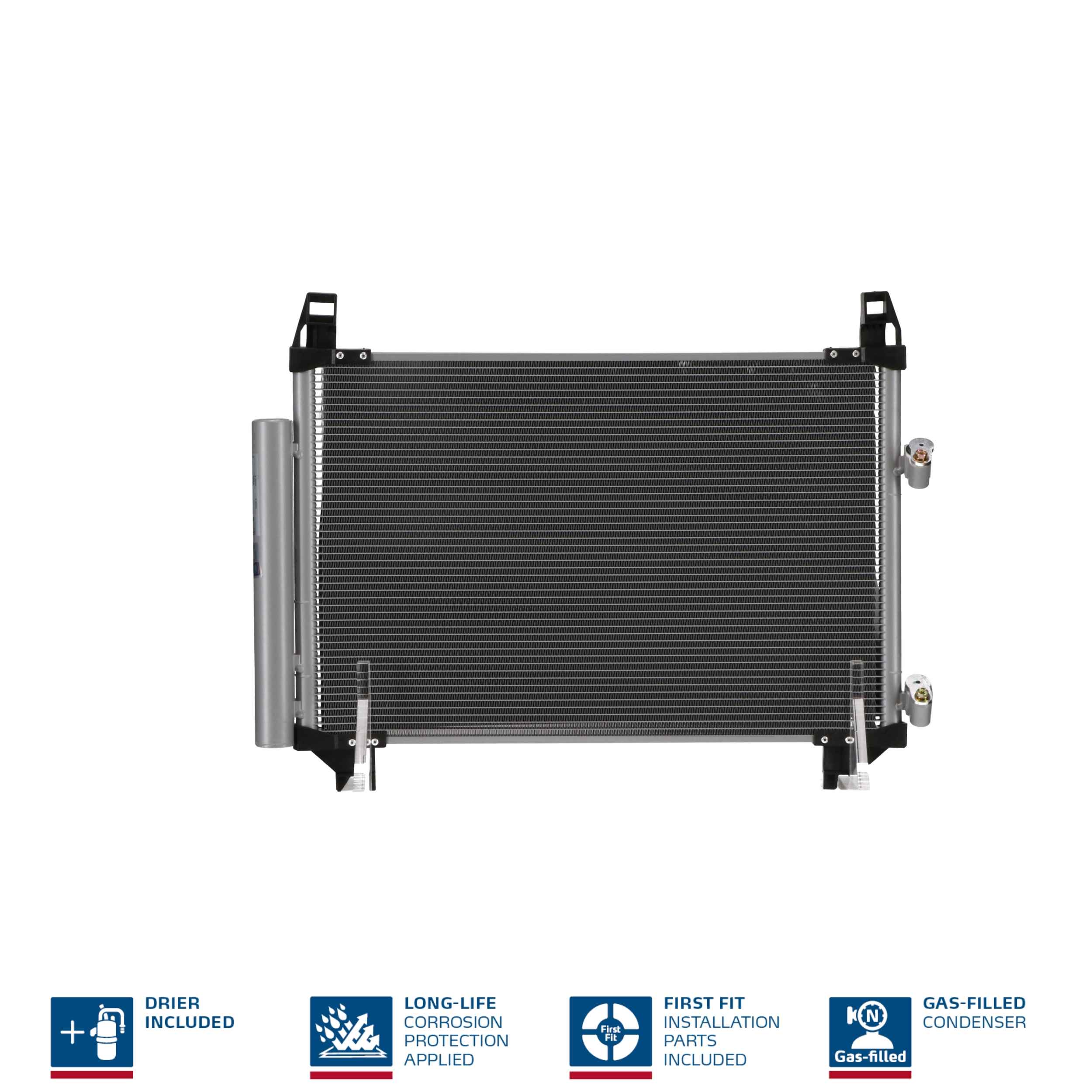 Condenser, air conditioning - 940050 NISSENS
