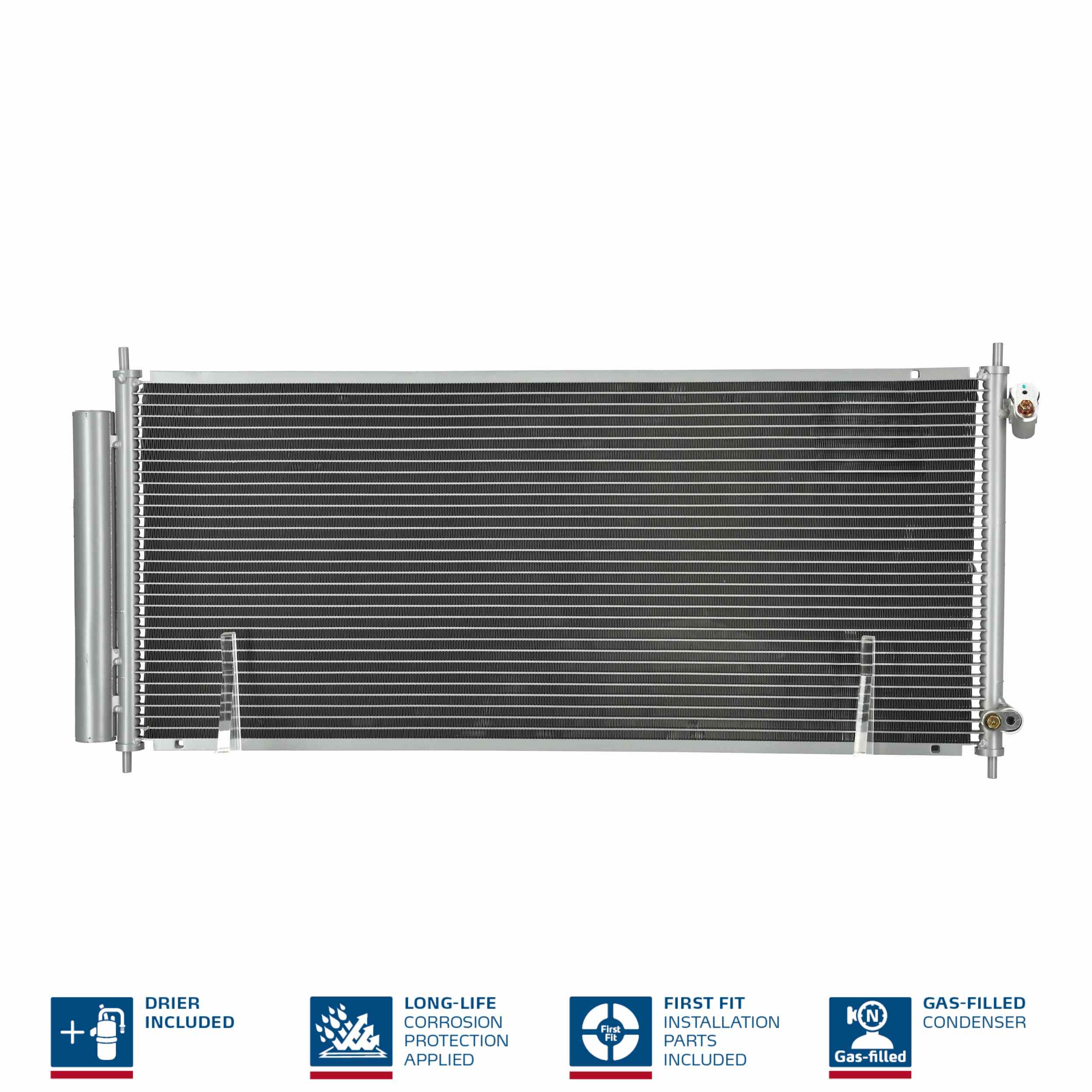 Condenser, air conditioning - 940051 NISSENS