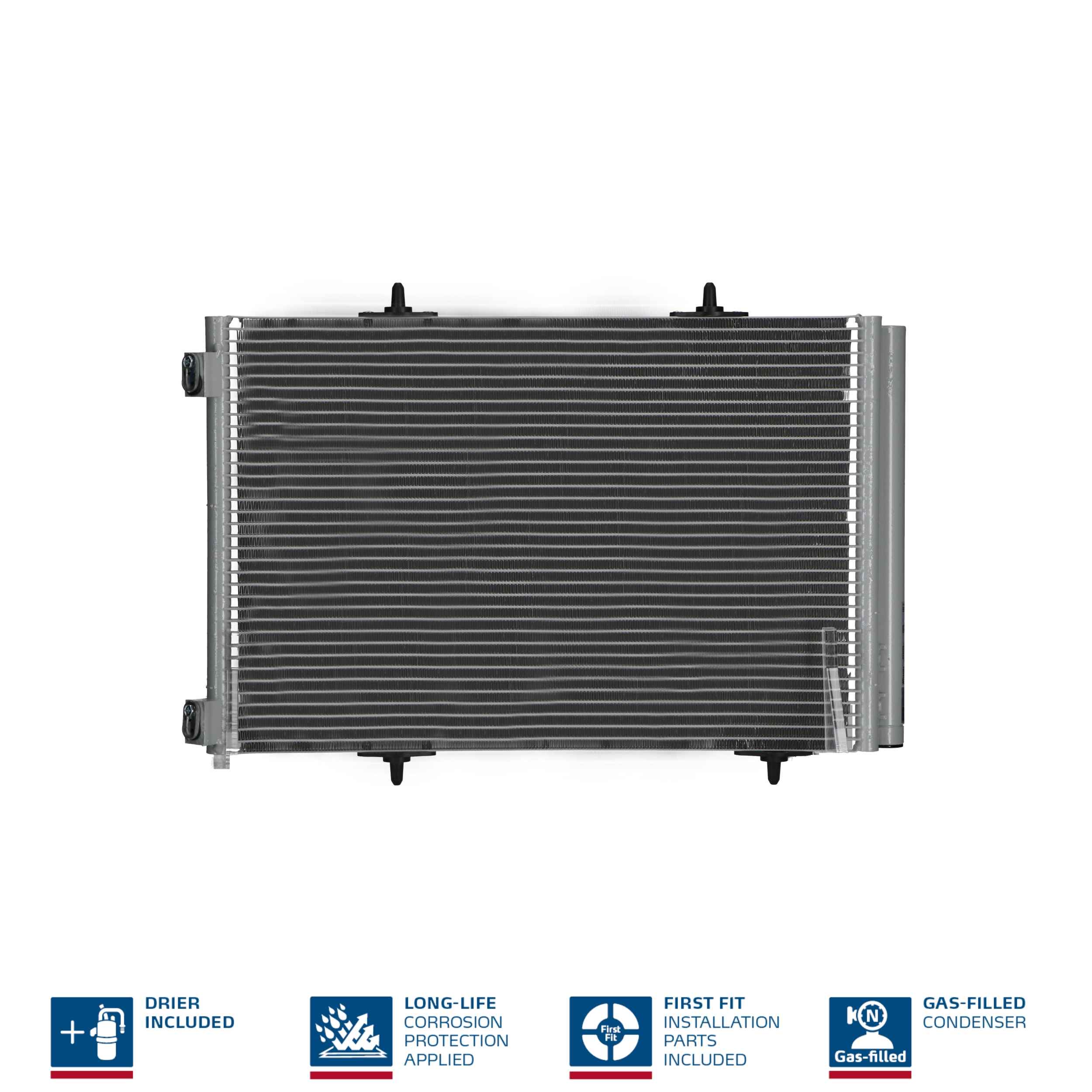 Condenser, air conditioning - 940055 NISSENS