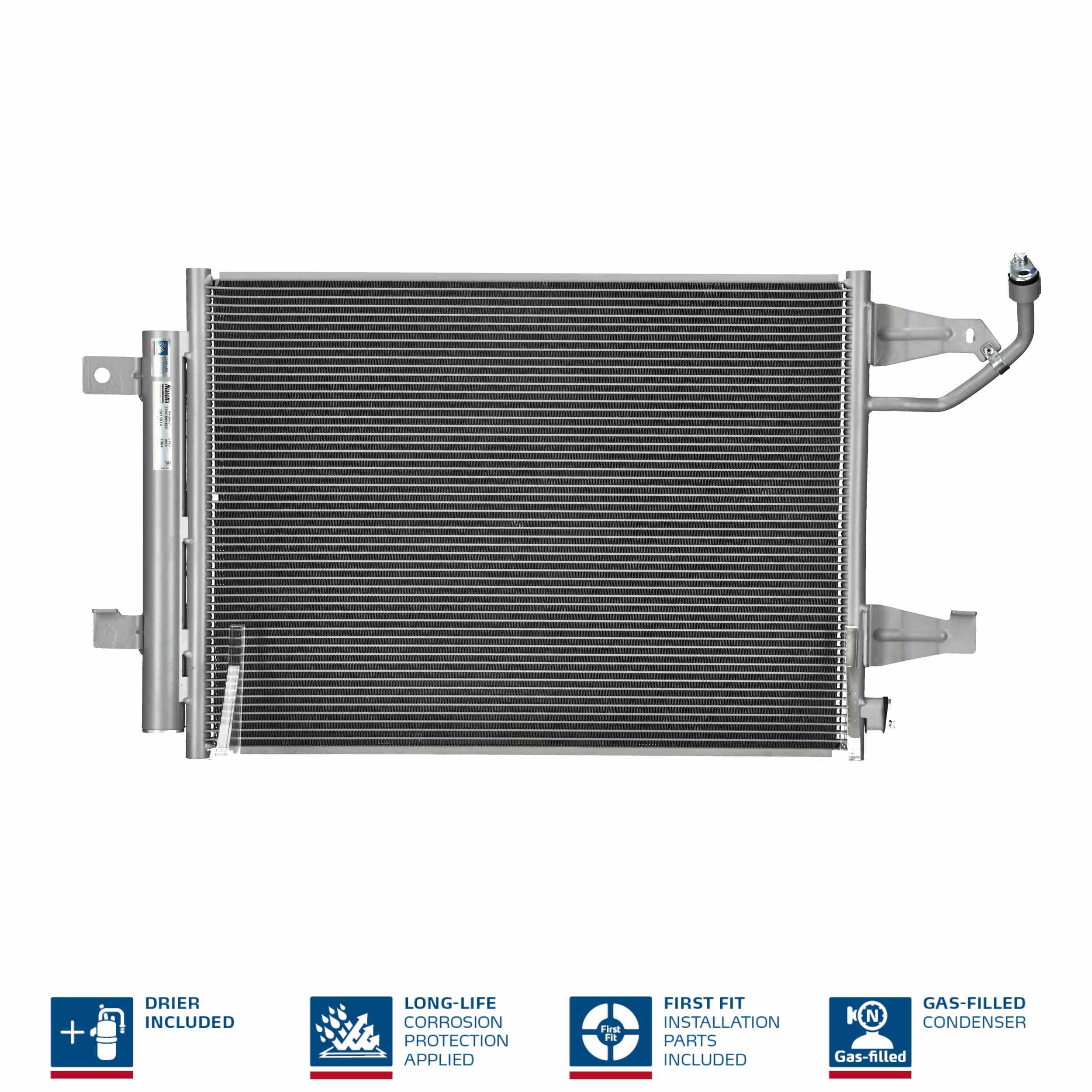 Condenser, air conditioning - 940067 NISSENS