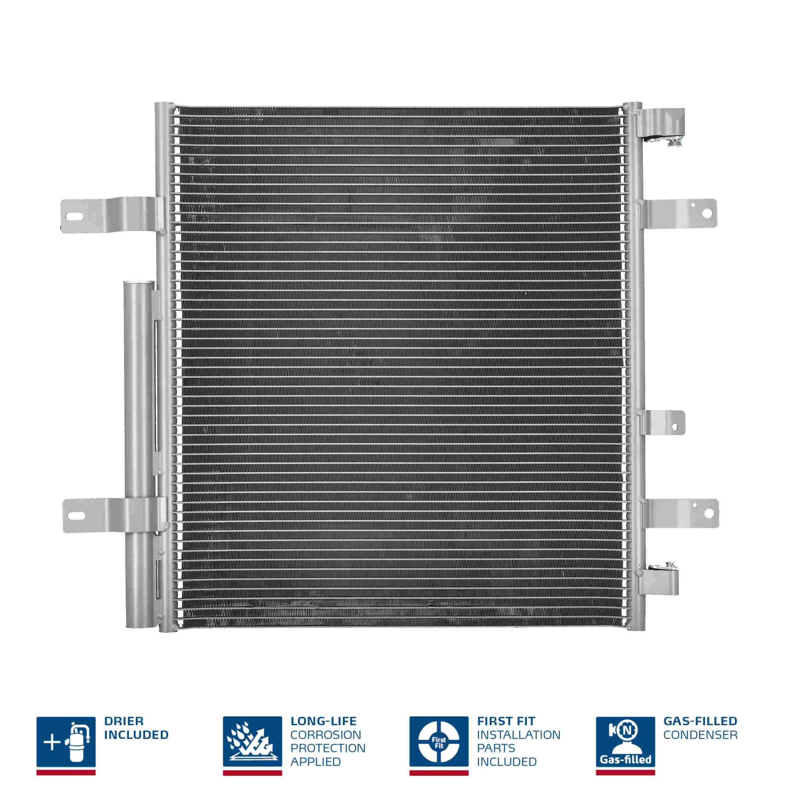 Condenser, air conditioning - 940094 NISSENS