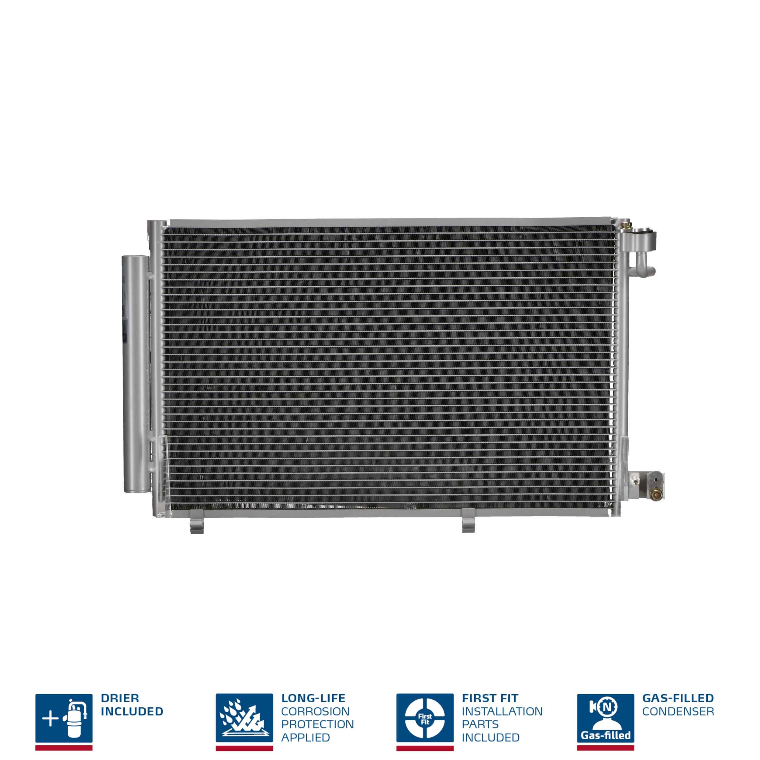 Condenser, air conditioning - 940108 NISSENS