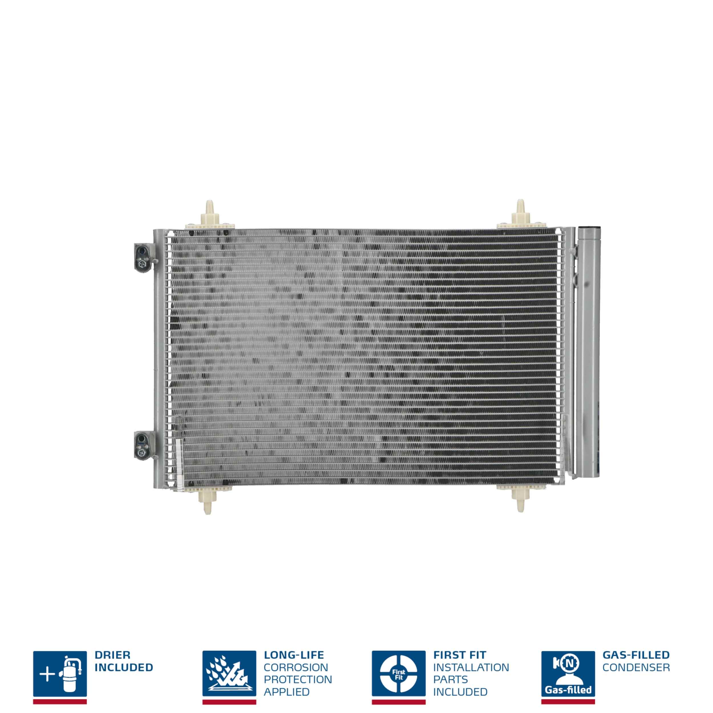 Condenser, air conditioning - 940111 NISSENS
