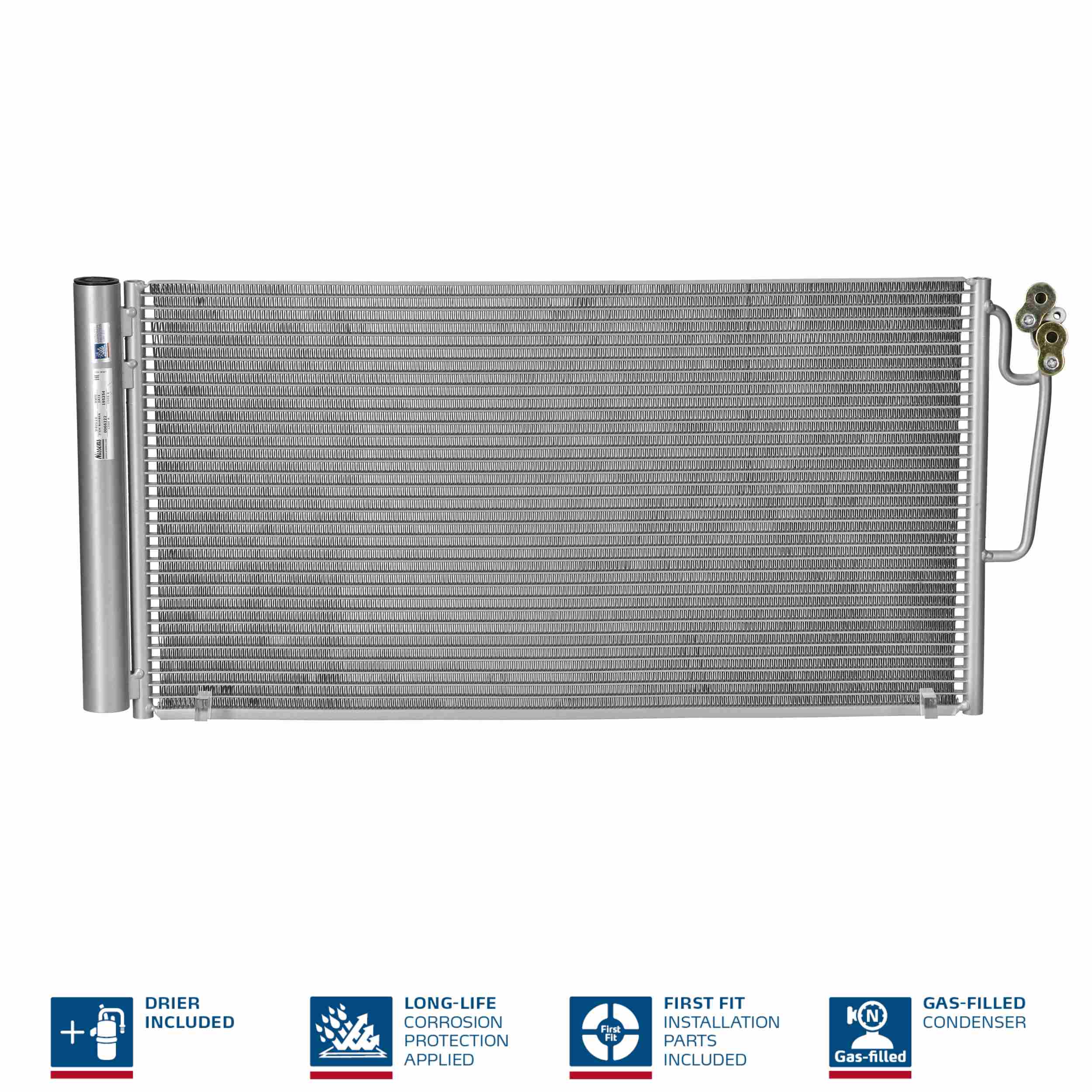 Condenser, air conditioning - 940118 NISSENS
