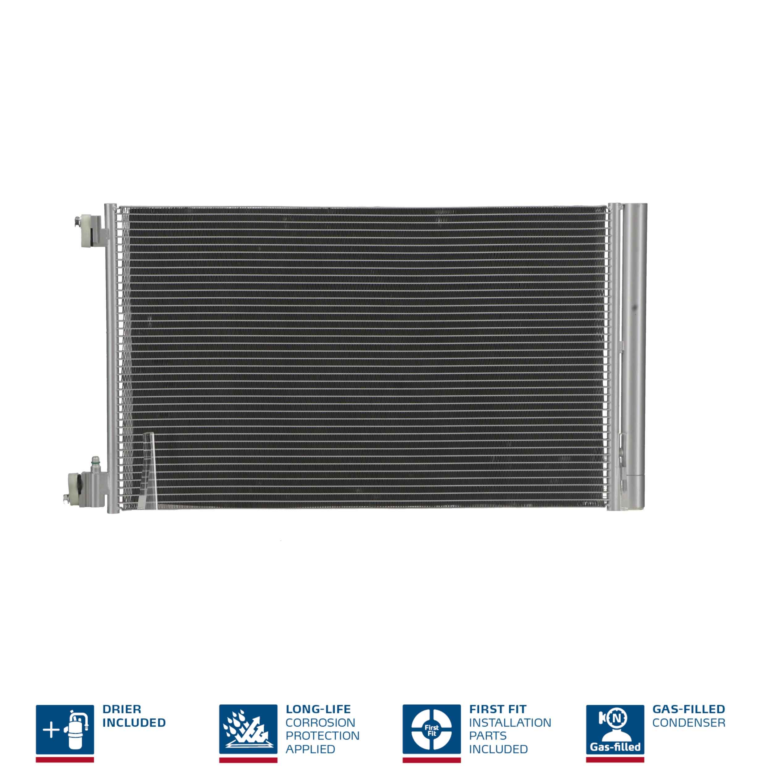 Condensatore, Climatizzatore - 940124 NISSENS