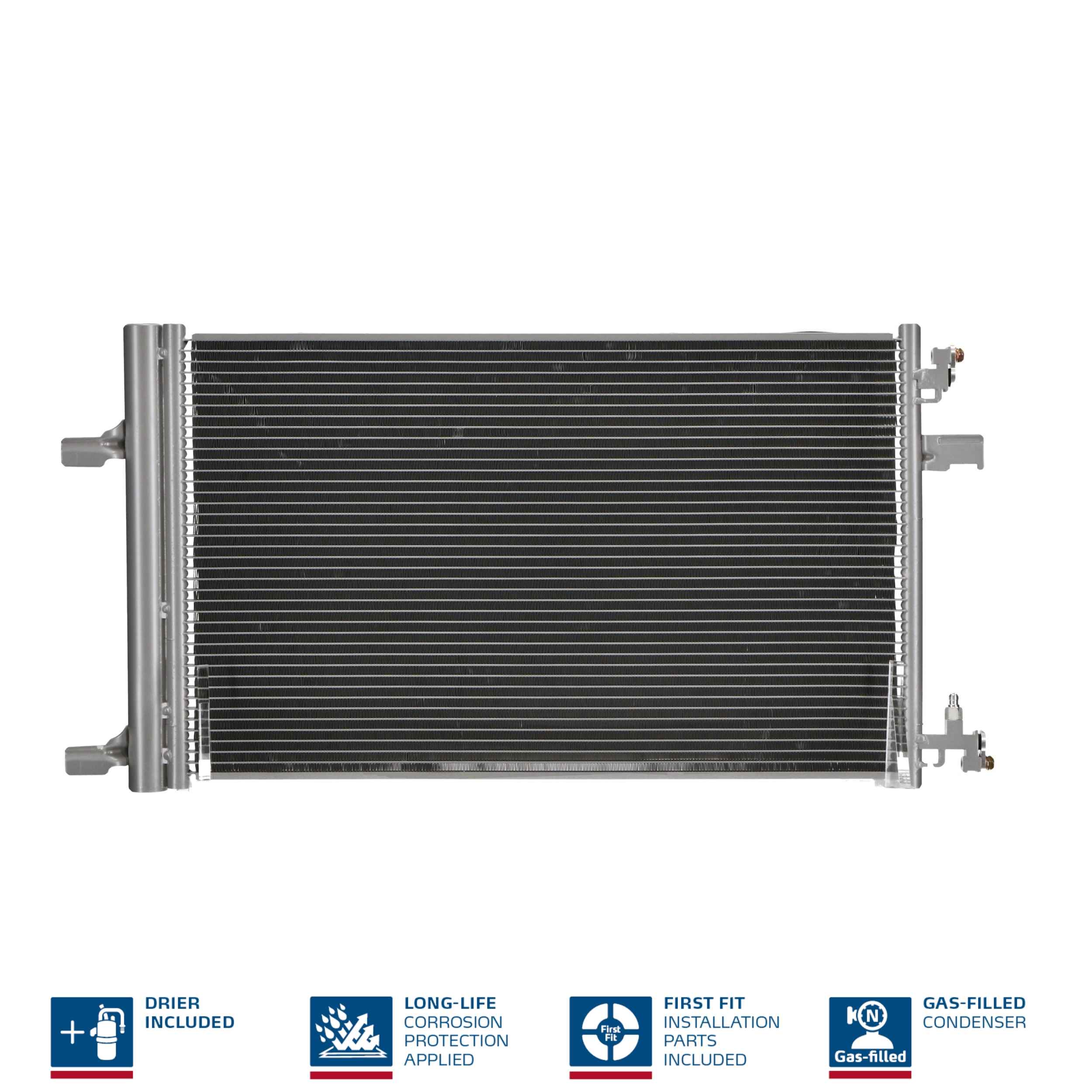 Condensatore, Climatizzatore - 940135 NISSENS