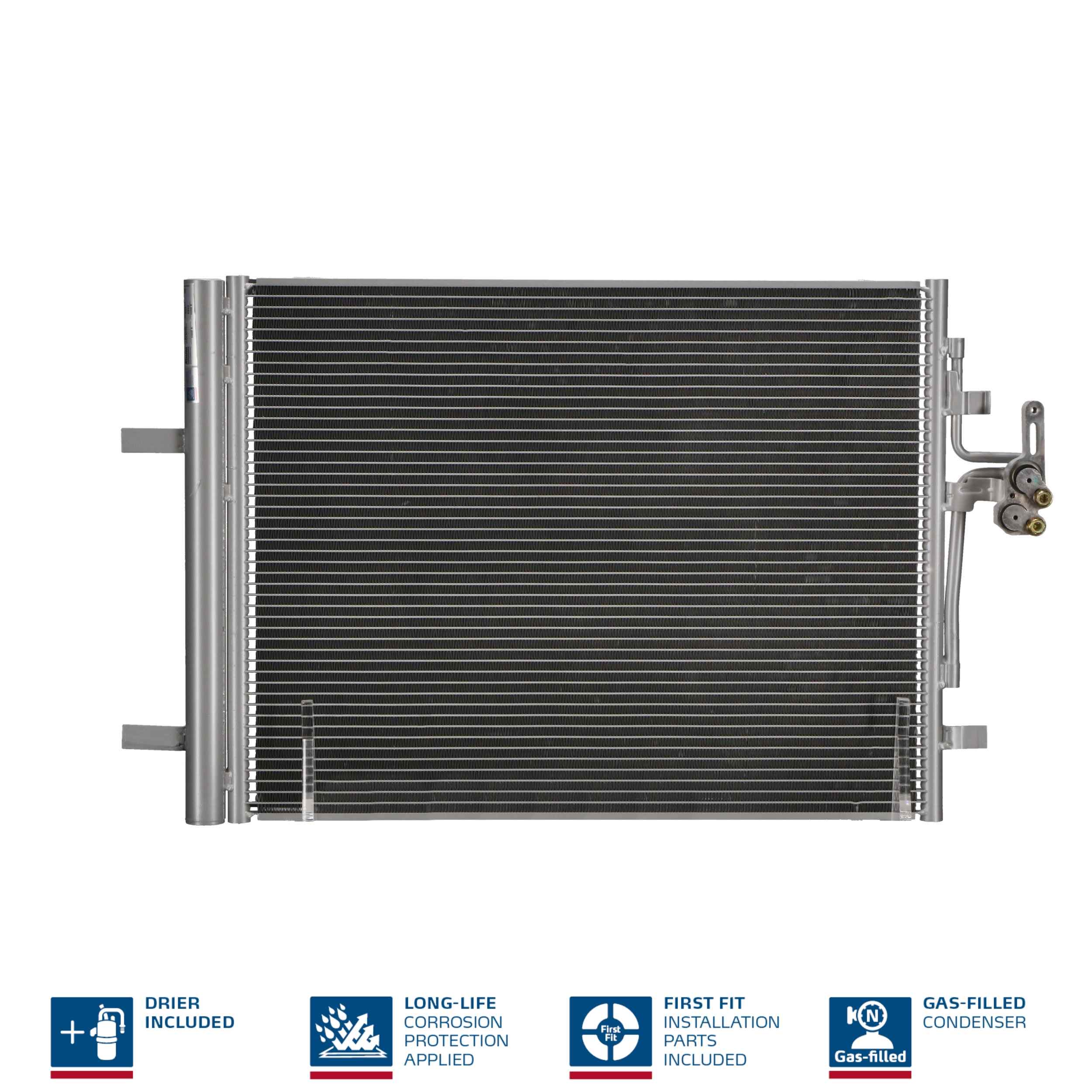 Condenser, air conditioning - 940155 NISSENS