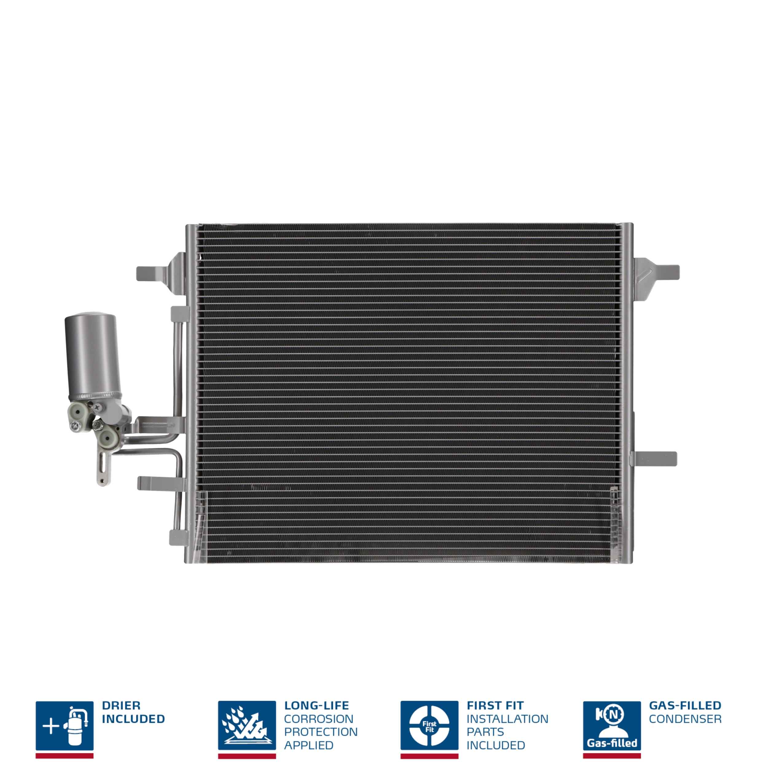 Condenser, air conditioning - 940159 NISSENS