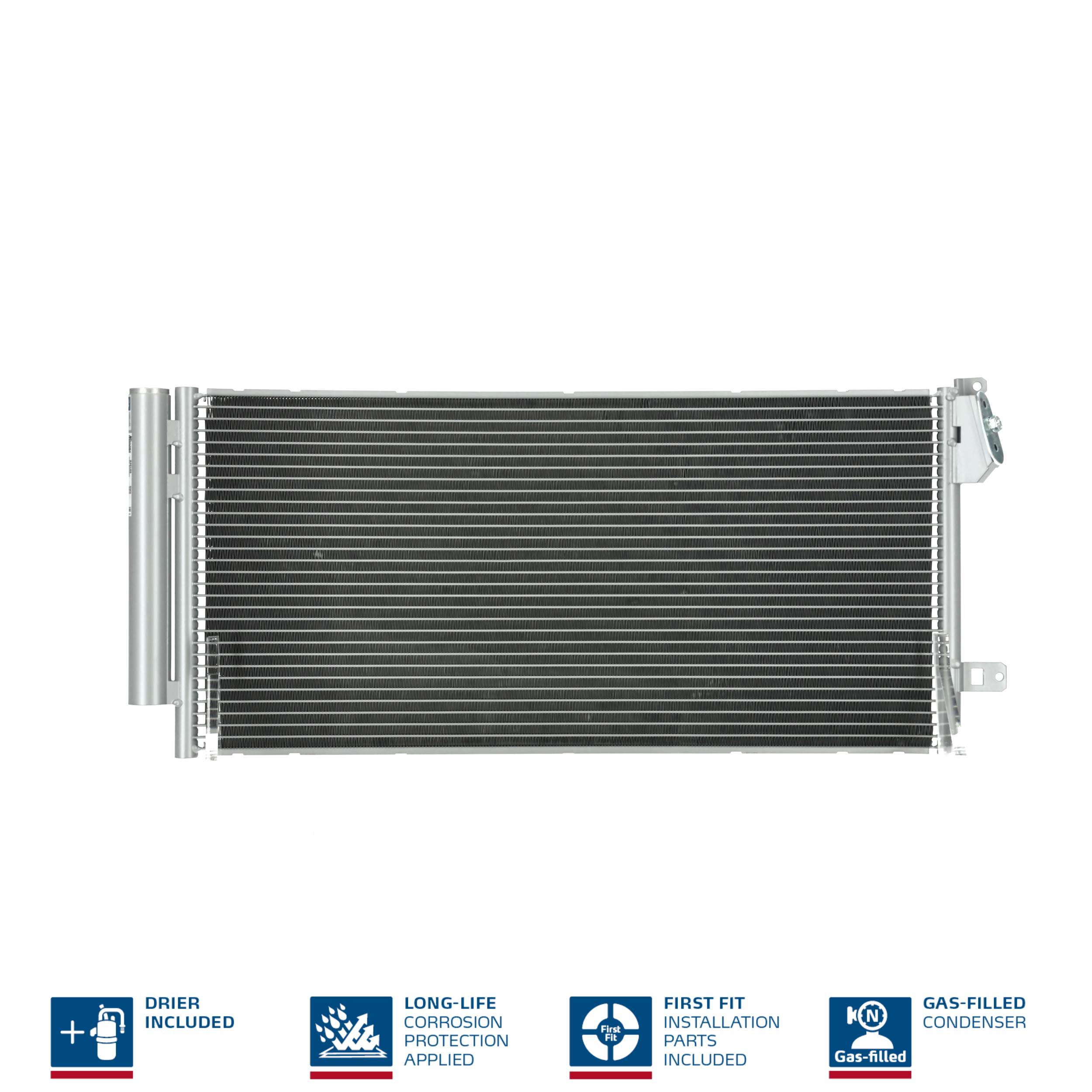 Condenser, air conditioning - 940169 NISSENS