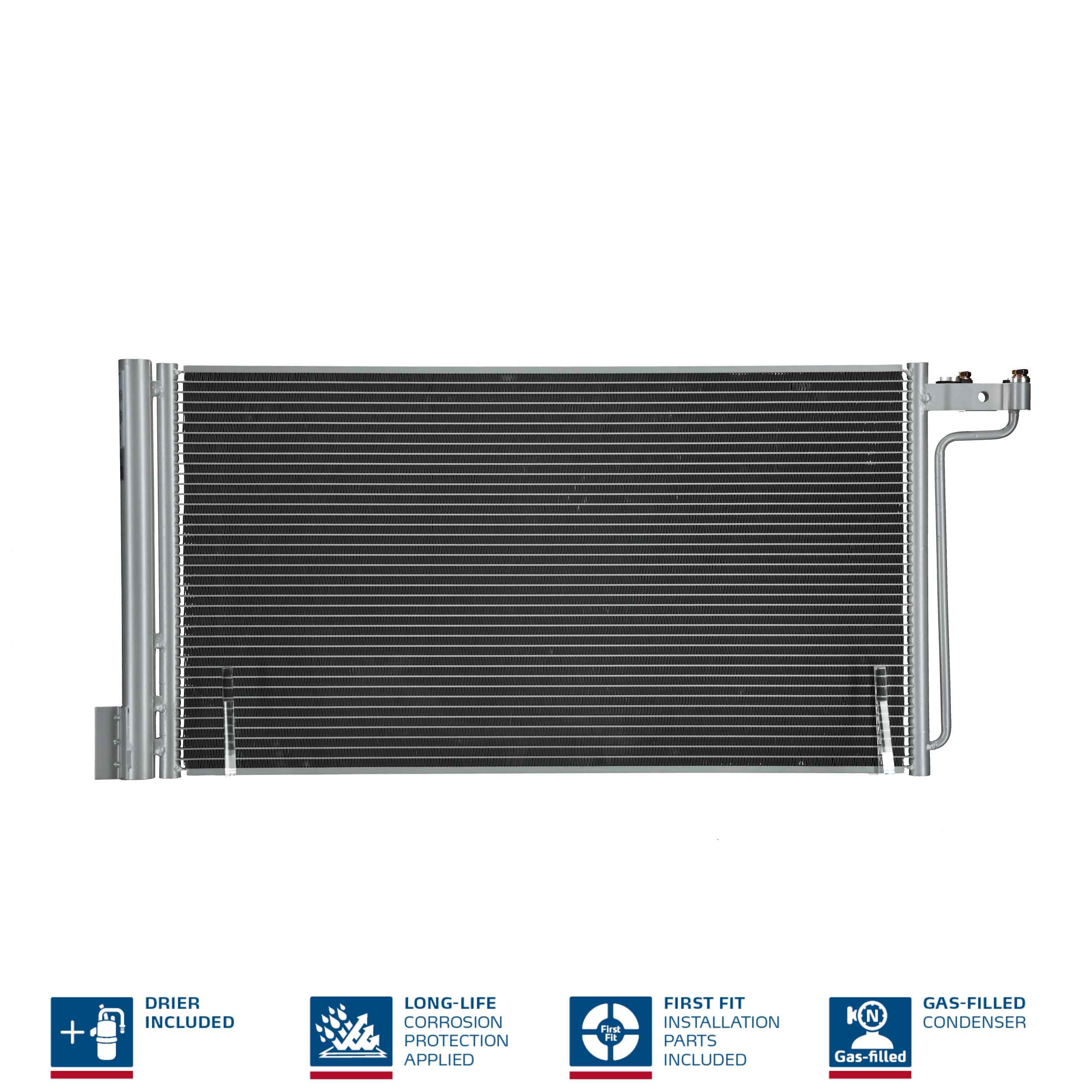Condenser, air conditioning - 940181 NISSENS