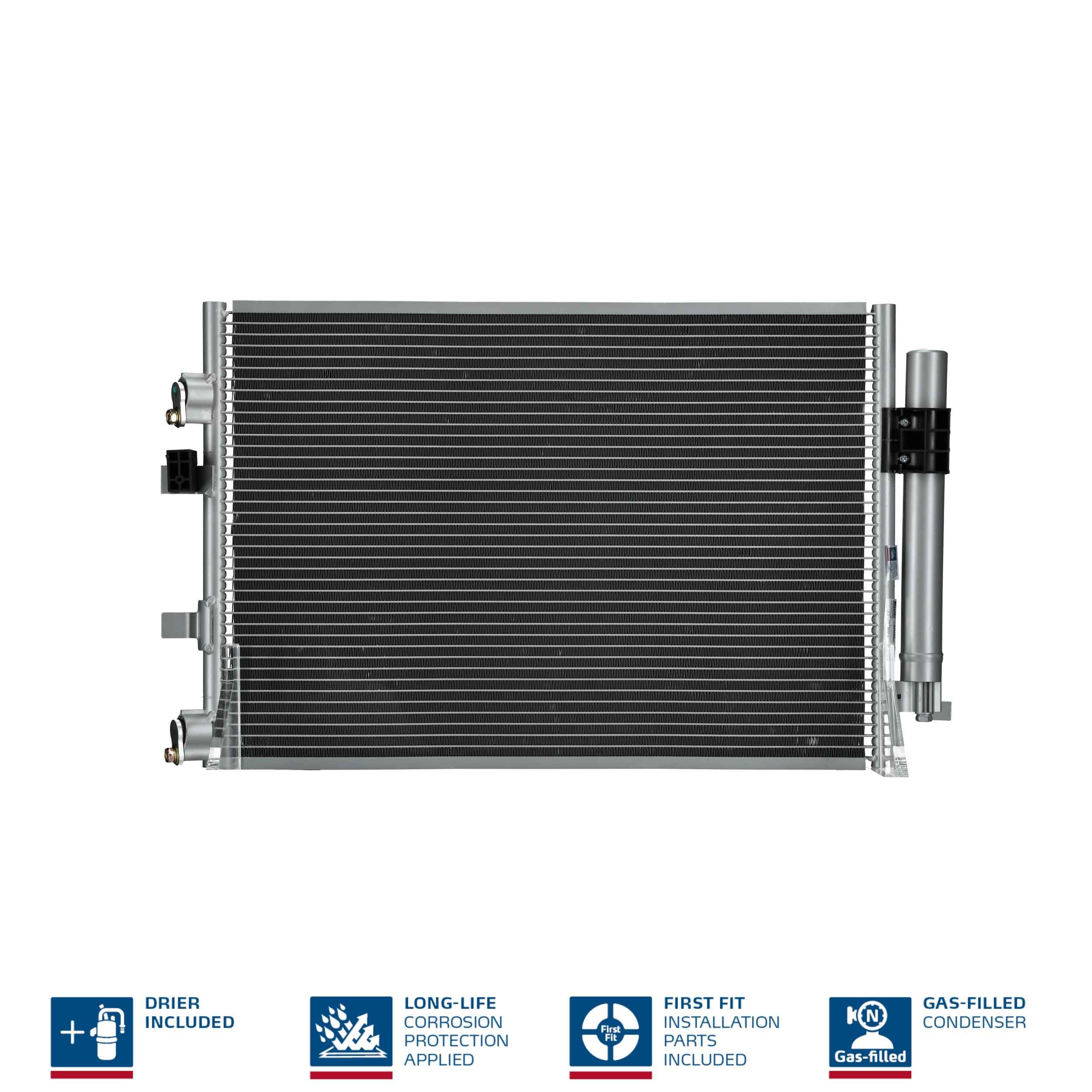 Condenser, air conditioning - 940182 NISSENS