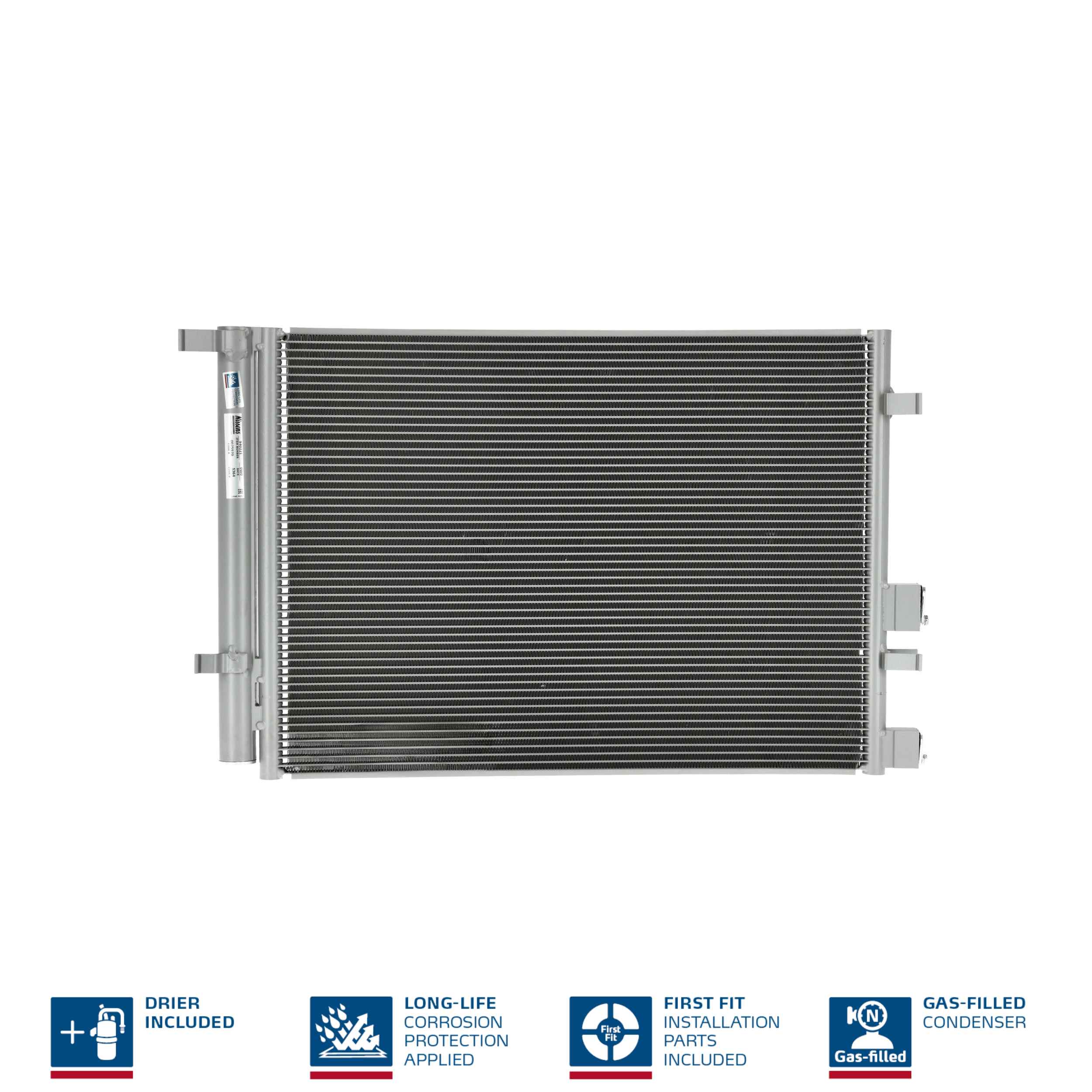 Condenser, air conditioning - 940221 NISSENS