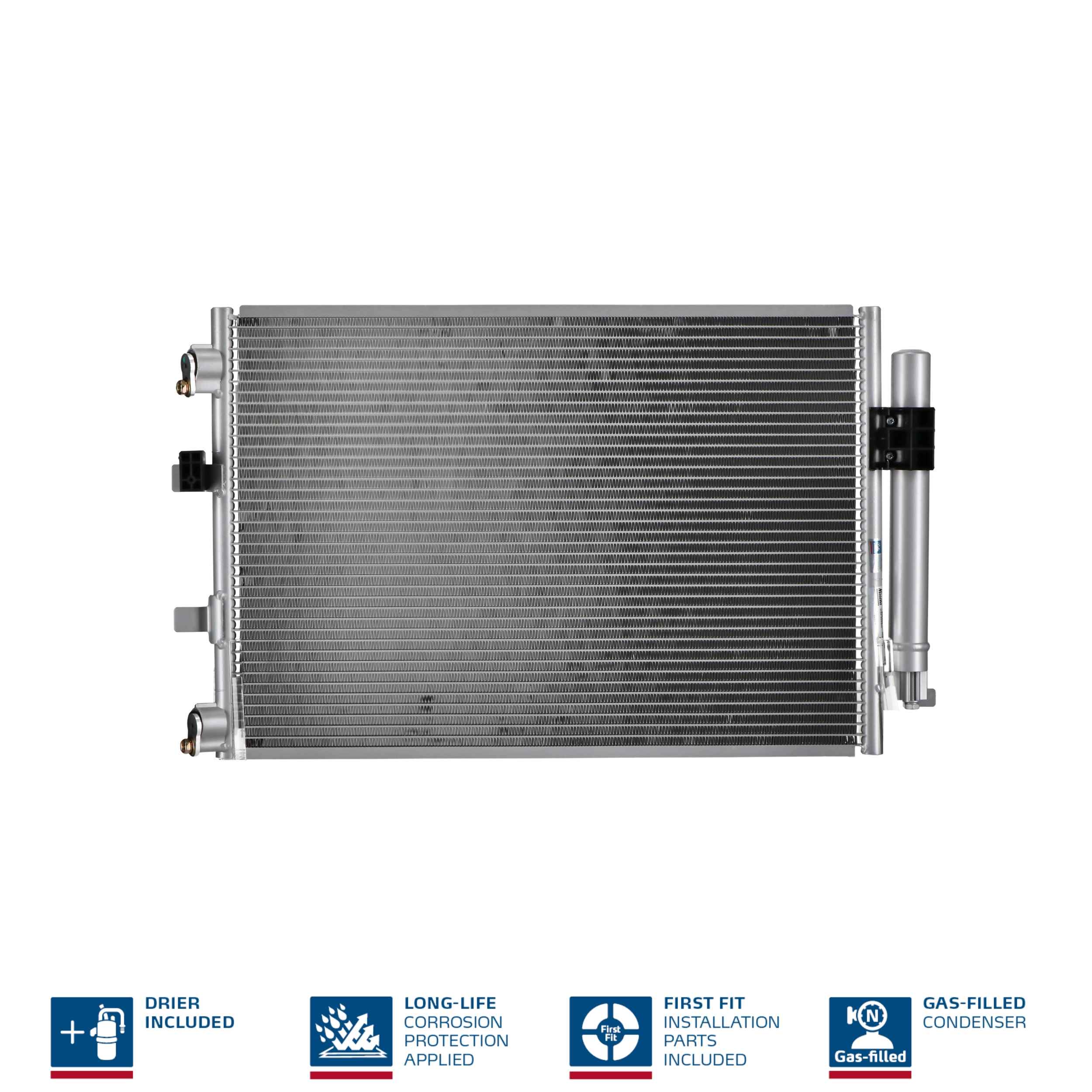 Condenser, air conditioning - 940222 NISSENS